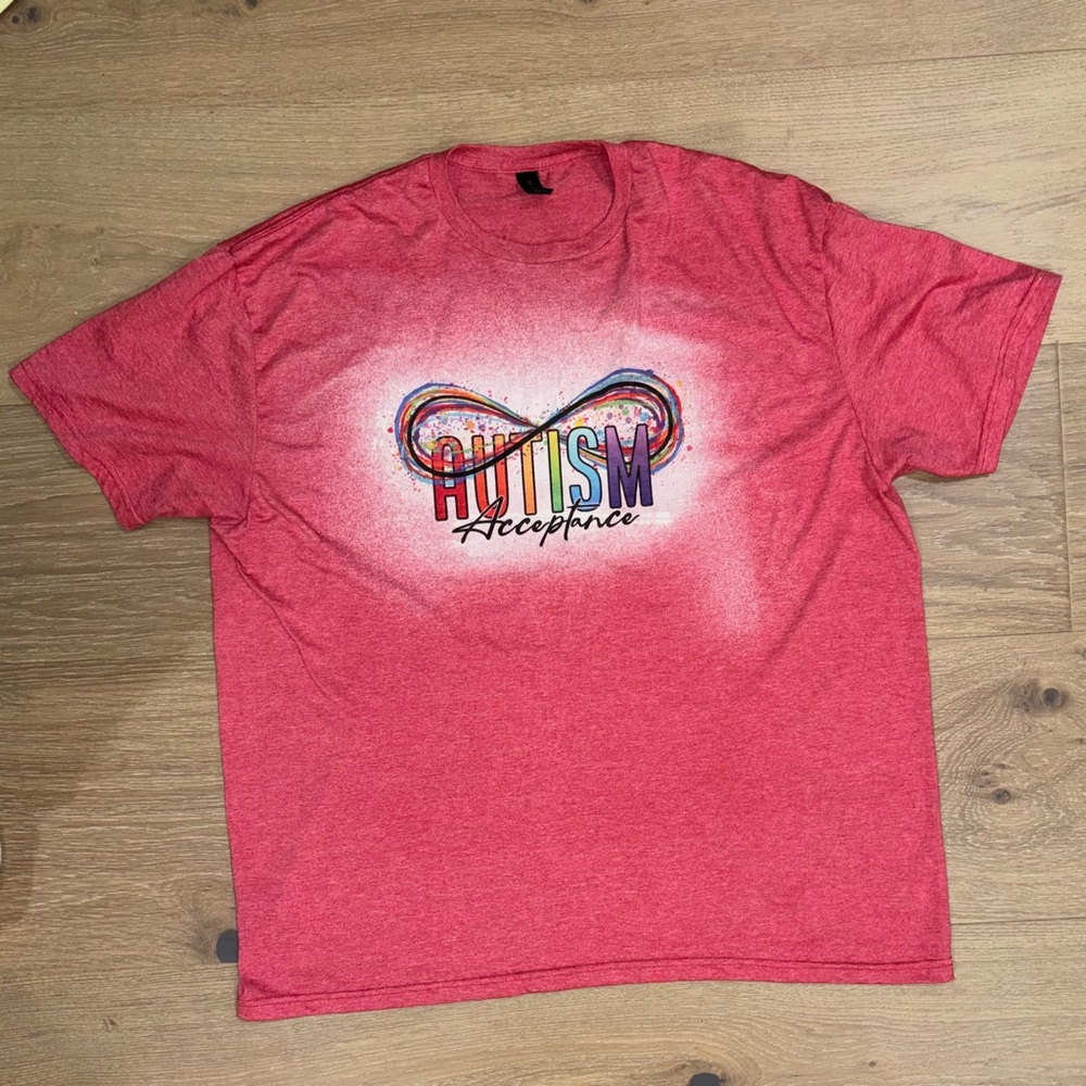 Autism Acceptance Unisex T shirt Size 2XL